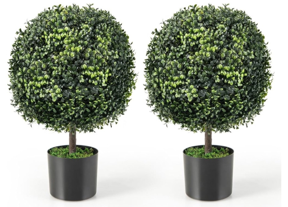 Artificial Boxwood Topiary Ball Curated On Ltk