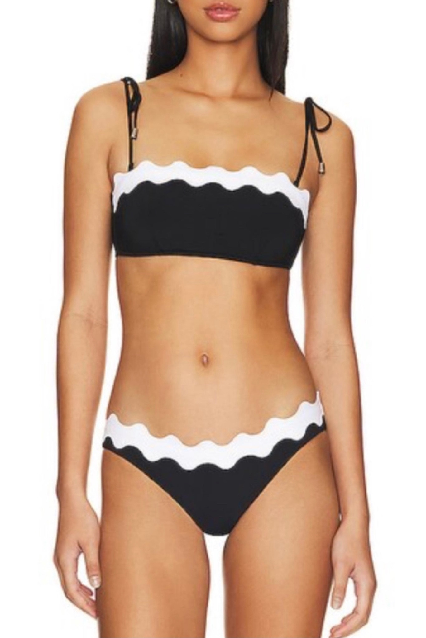 Ric Rac Bustier Bandeau Bikini Top Curated On Ltk