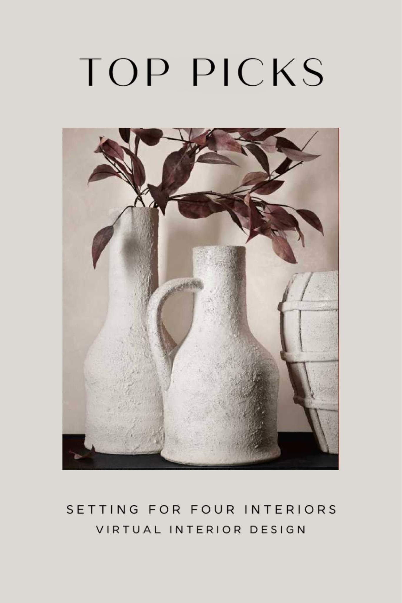 Villa White Ceramic Vases Curated On LTK