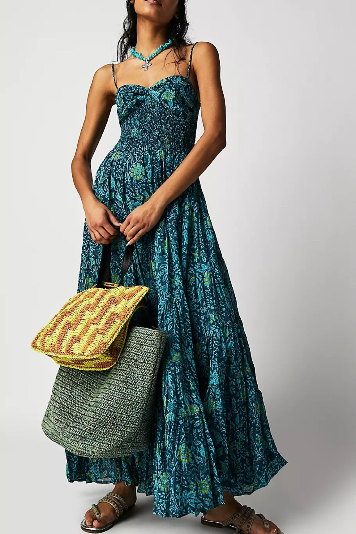 Sundrenched Printed Maxi Dress Curated On Ltk