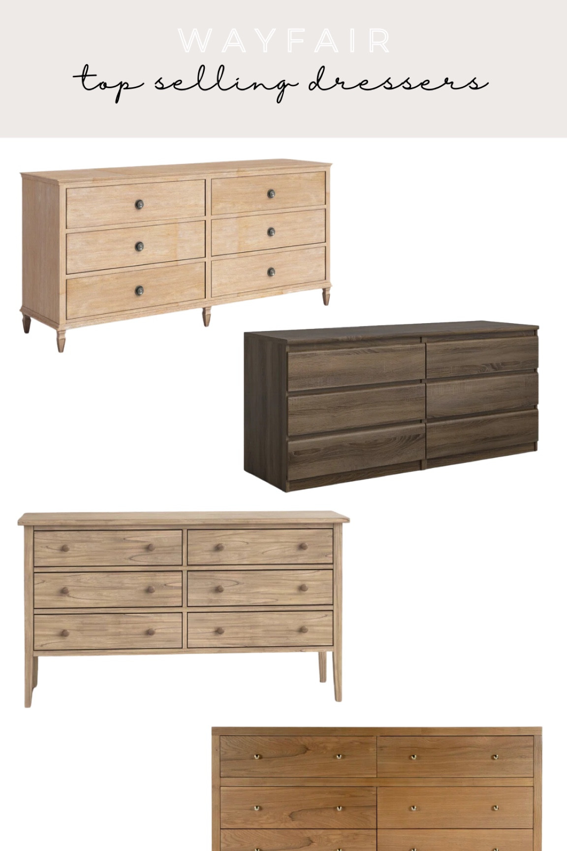 Victoria Drawer Double Dresser Curated On Ltk