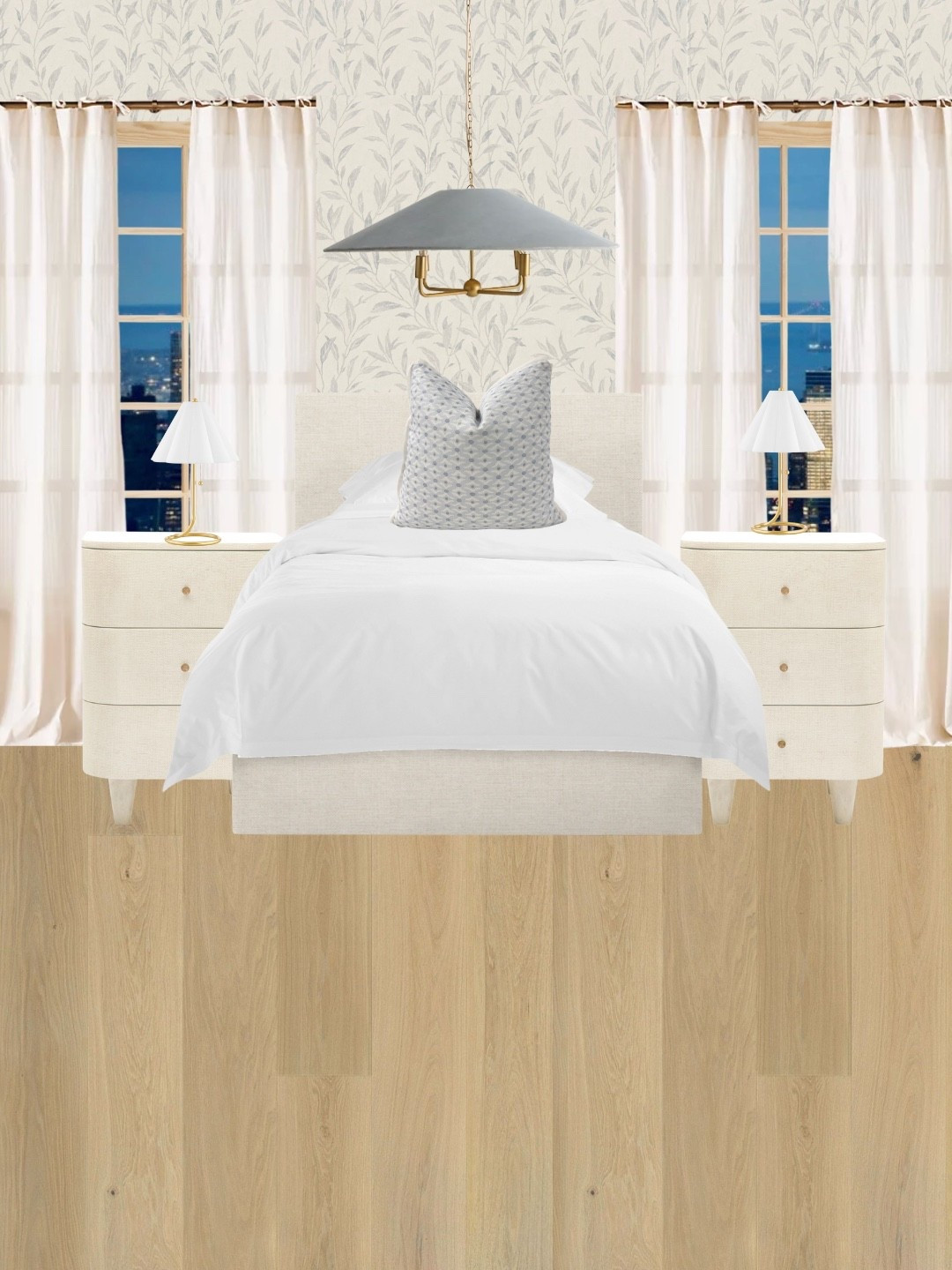 This kids’ bedroom is full of charm! Featuring a cute blue patterned wallpaper, fun pillows, and whimsical textiles, it creates a playful and cozy space that feels both stylish and kid-friendly. Perfect inspiration for kids rooms, shared bedrooms, or a fun guest room. #KidsRoomDecor #BlueBedroomIdeas #WallpaperInspo #WhimsicalDesign

#LTKBaby #LTKKids #LTKHome