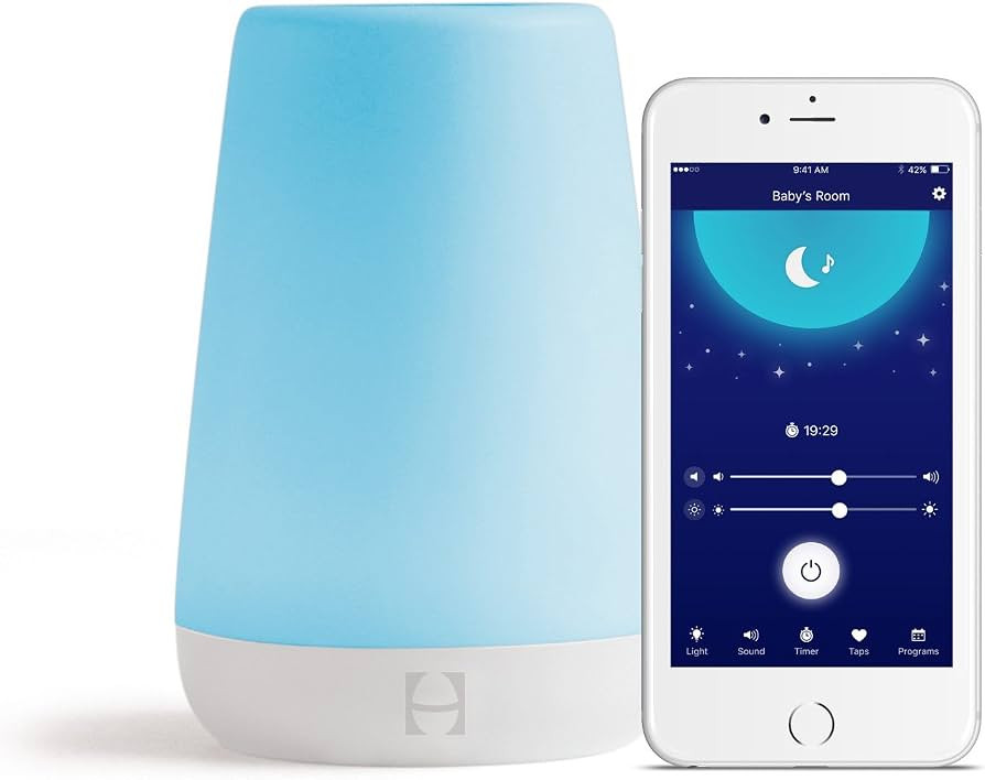 Hatch Rest 1st Gen Baby Sound Machine & Night Light (Silver) | Amazon (US)