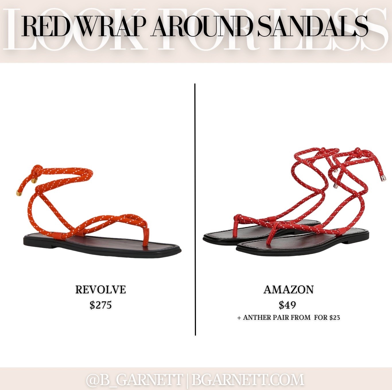 $279 or $49? 

Summer shoes | look for less | Veronica beard | red sandals | sandals

#LTKootd #LTKgrwm #LTKTravel