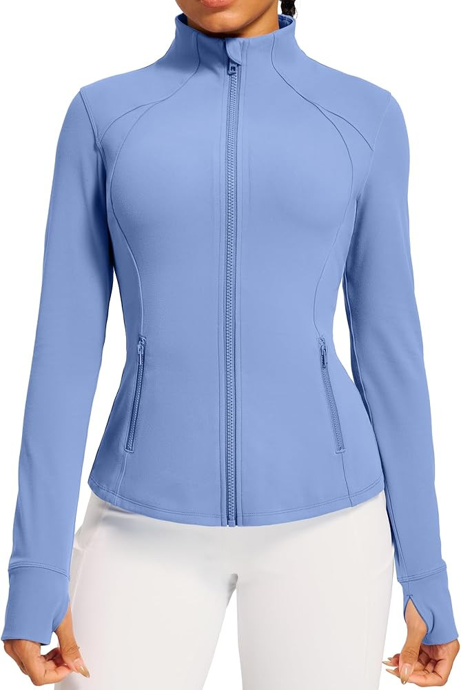 IUGA Women's Workout Jackets BBL Running Athletic Jackets Lightweight Full Zip Up Slim Fit for Wo... | Amazon (US)