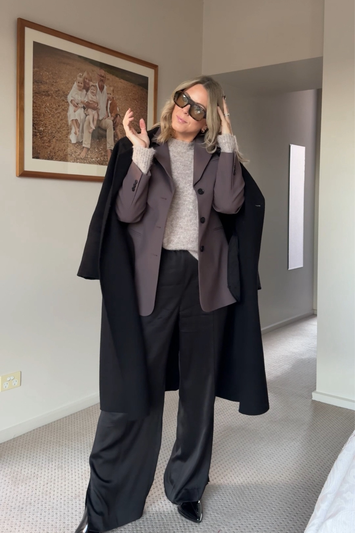 Winter workwear inspo. I’m wearing a S/M in the coat, and size 12 in the pants, and a L in the knit (you can buy this from Grace and Willow Boutique!).

#LTKaustralia #LTKstyletip #LTKworkwear