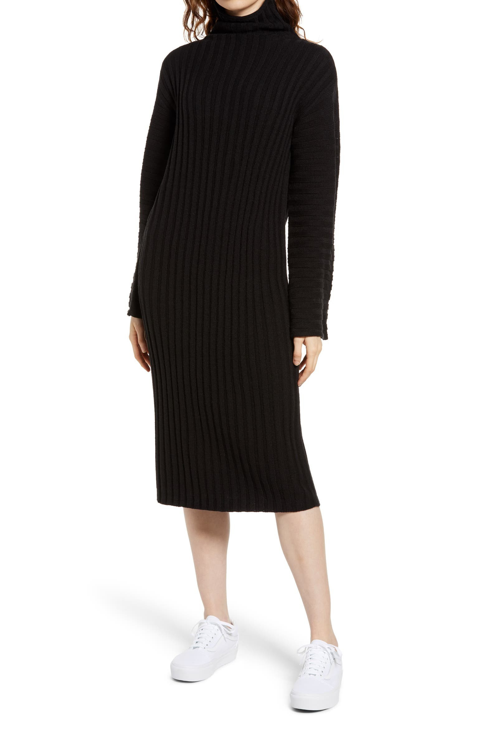 BP. Ribbed Long Sleeve Sweater Dress | Nordstrom | Nordstrom