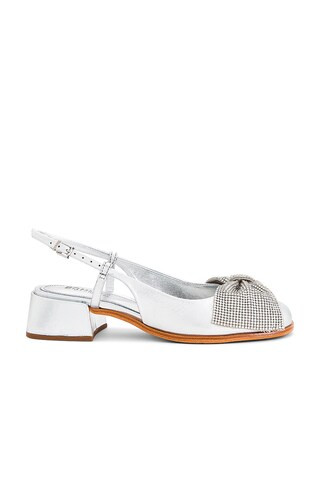 Dorothy Bow Heel in Silver | Revolve Clothing (Global)