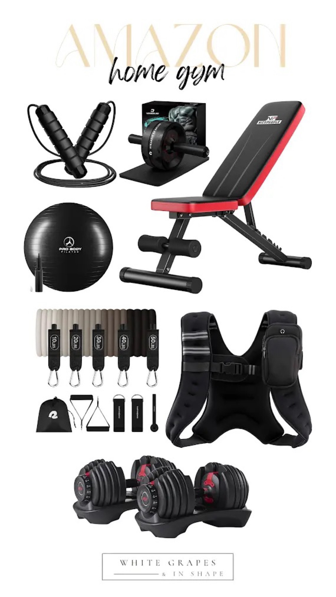 Amazon home gym! 

#LTKSaleAlert #LTKFitness #LTKMostLoved