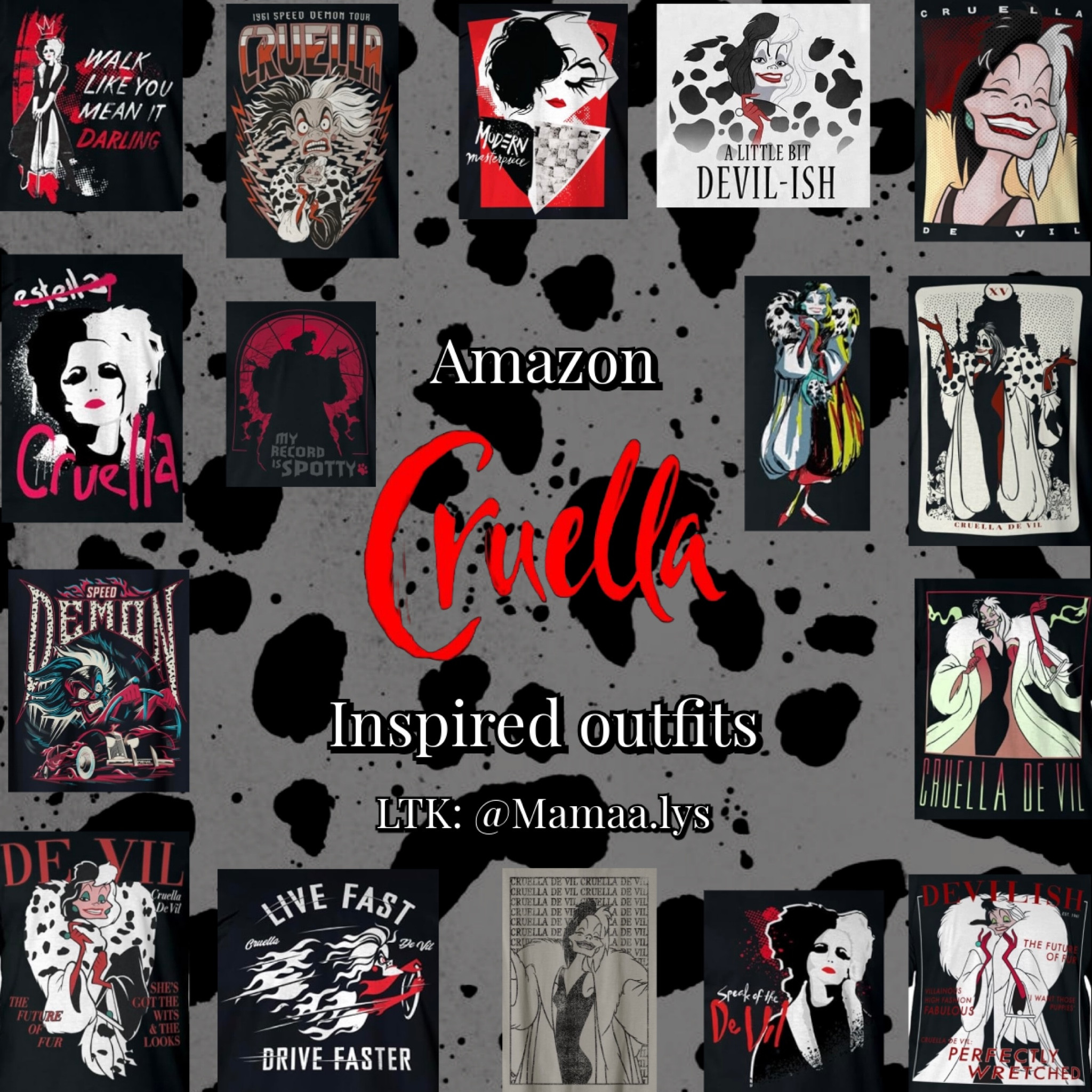 Cruella de Vil inspired outfits 💋 | Disney villains inspired outfits | Disney inspired outfits | Mickey’s not so scary Halloween party | Amazon

#LTKFindsUnder50 #LTKFestival #LTKParties