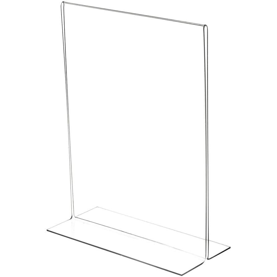 Plymor Clear Acrylic Sign Display/Literature Holder (Bottom-Load), 9" W x 12" H | Amazon (US)