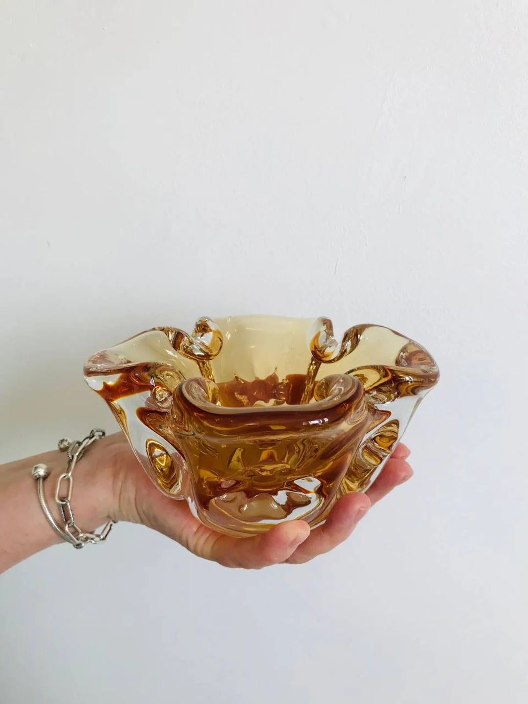 Antique Glass Candy Bowl, Vintage Table Serving Vase for Elegant Decoration, Vintage Glass Servin... | Etsy (US)
