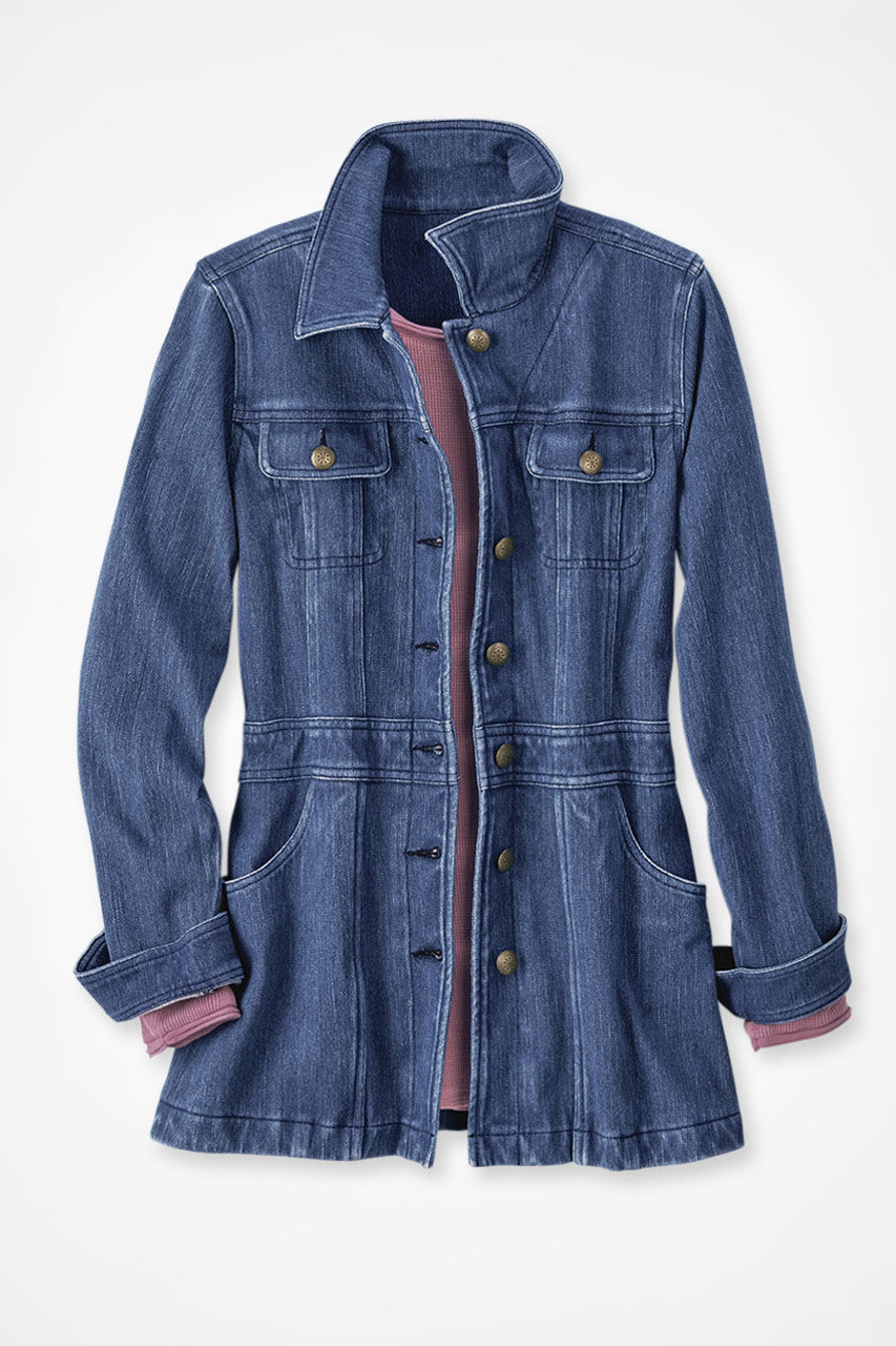 Urban Trails Knit Denim Jacket | Coldwater Creek