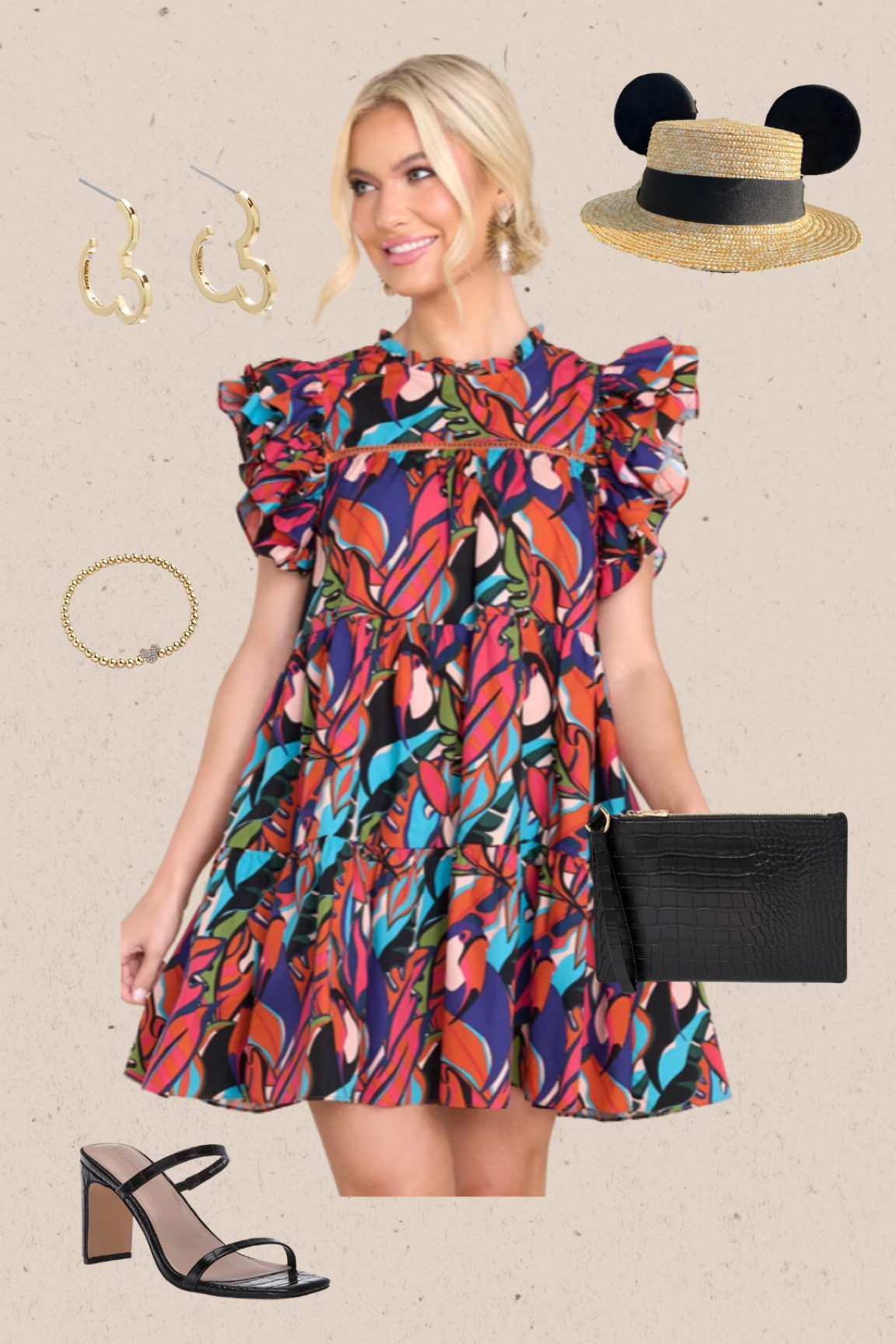 Fun outfit idea for a bottomless mimosa brunch at the Contemporary Resort at Walt Disney World. 

#disneyworld #disneystyle #disneyoutfit 