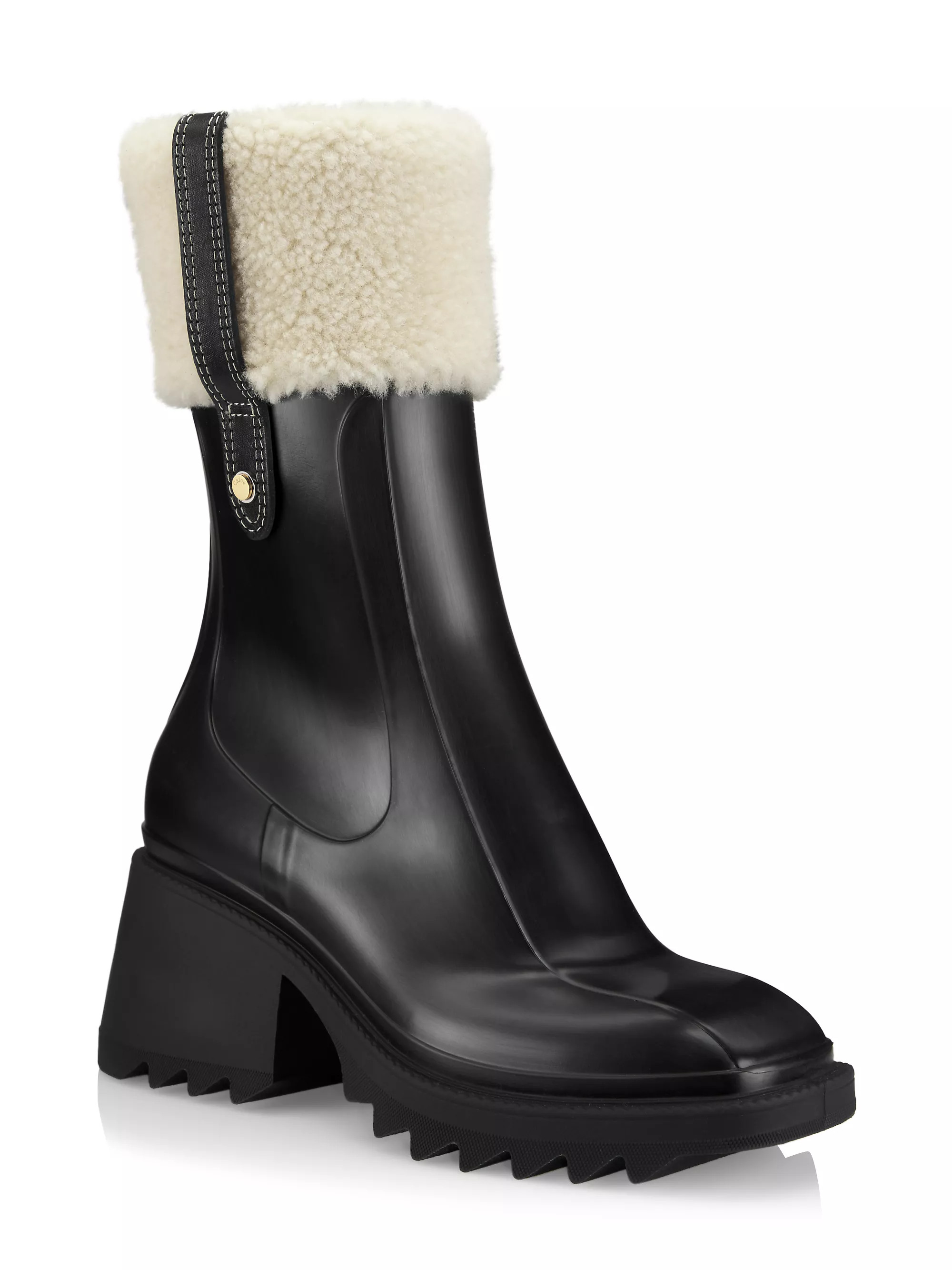 Betty Shearling-Lined Rubber Boots | Saks Fifth Avenue