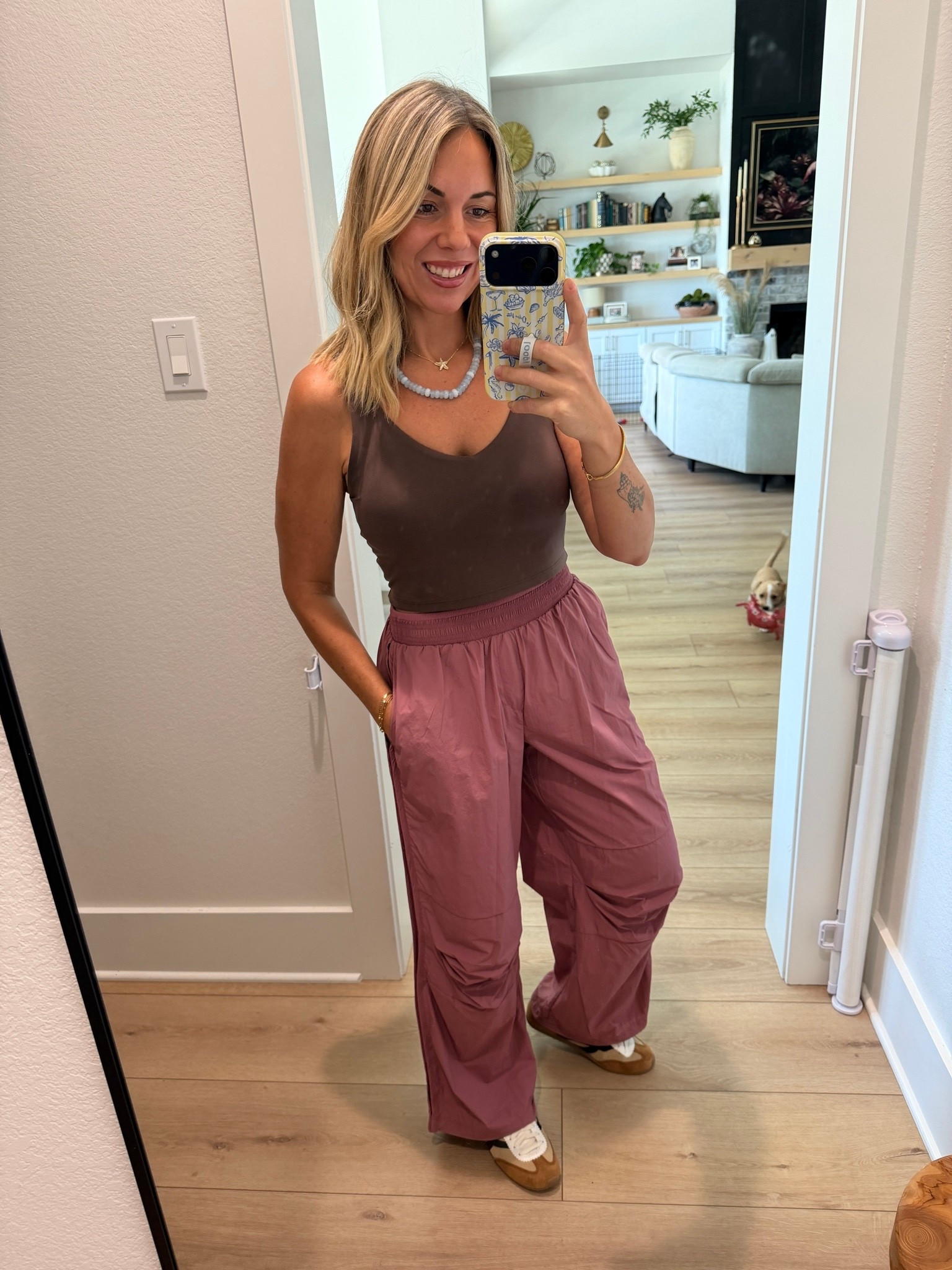 Wearing my try’s small in these new baggy wind pants and 8.5 in the Walmart sneakers! The top is aerie and I sized up to medium. There is a mashing Walmart top to these pants though, and I did link it.

#LTKgrwm #LTKActive