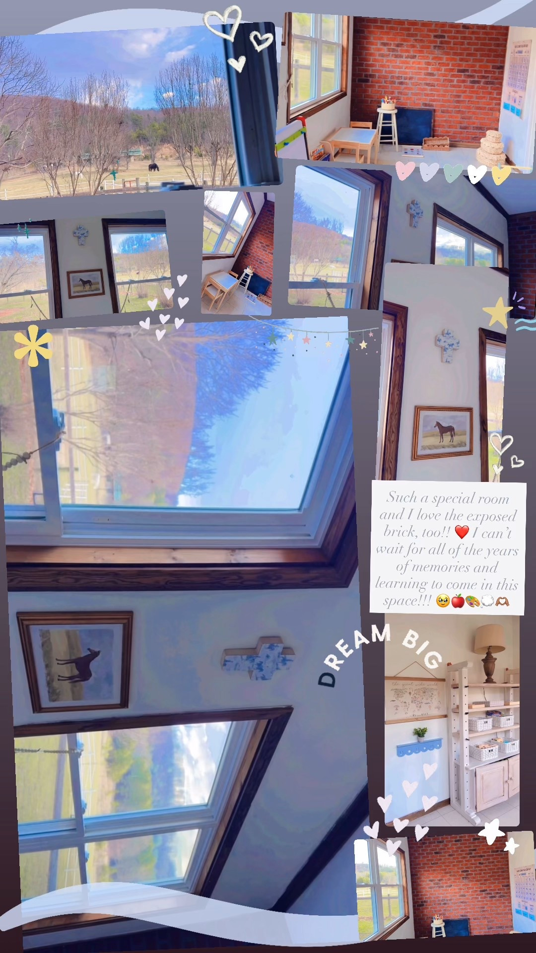 Such a special room and I love the exposed brick, too!! ❤️ I can’t wait for all of the years of memories and learning to come in this space!!! 🥹🍎🎨💭🫶🏽

#LTKHome #LTKKids #LTKmomlife