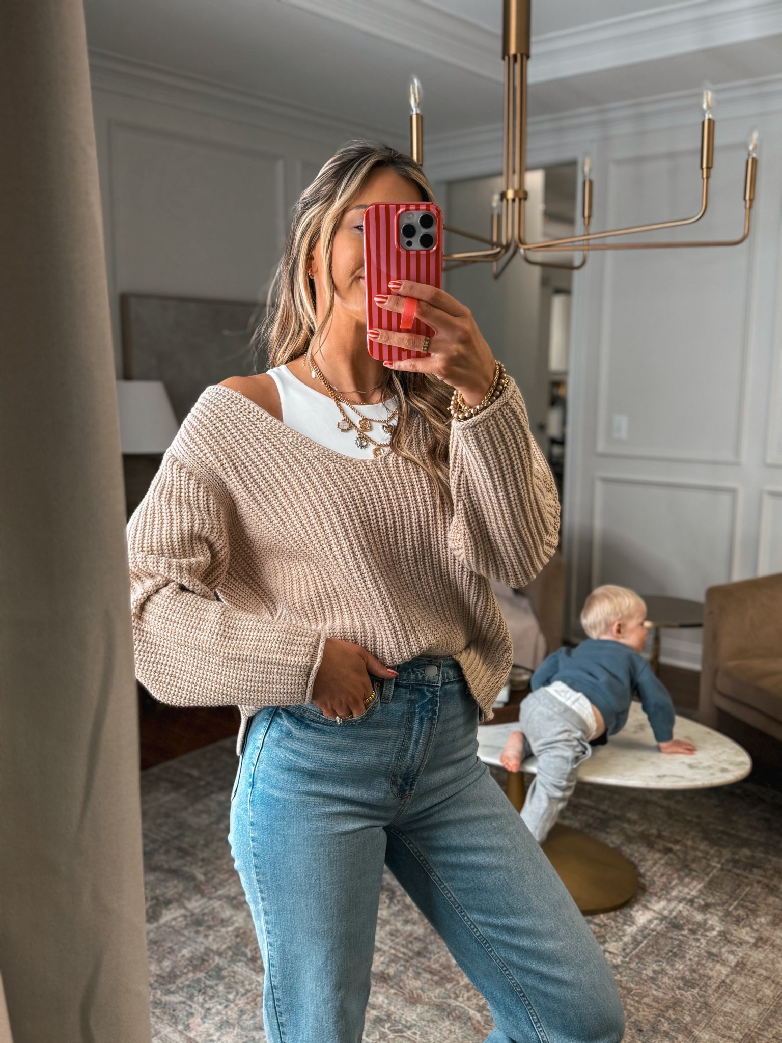 This slouchy sweater from Target is my new favorite thing I own! Wearing it with an amazon tank that has removable padding and Target jeans! 



#LTKmomlife #LTKootd #LTKTall