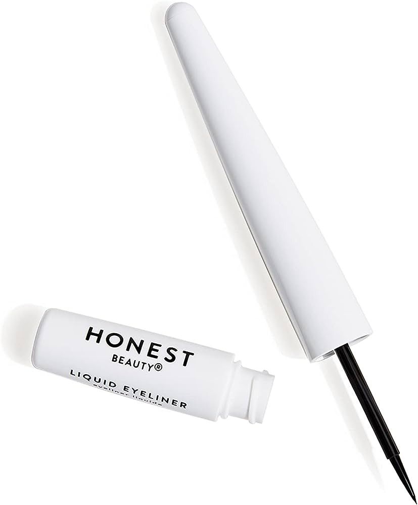 Honest Beauty Liquid Eyeliner Vegan Smudge Flake Transfer Proof Carbon / Silicone Free Cruelty Fr... | Amazon (US)