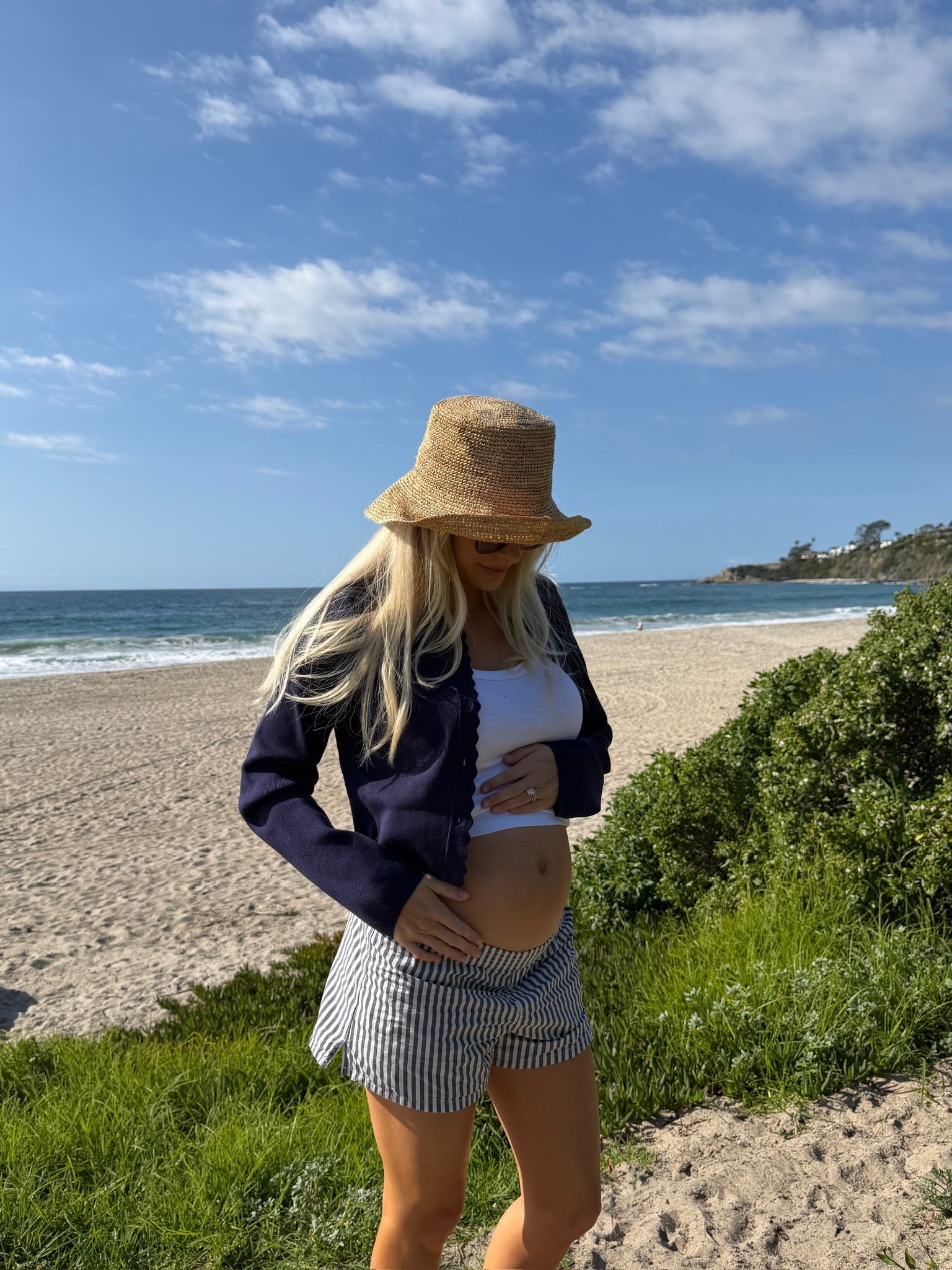 Wearing a medium in tank & cardigan, linking similar shorts! #kathleenpost

Morning walk outfit, casual chic look, spring transition outfit, bump friendly, maternity look, bump outfit 

#LTKootd #LTKActive #LTKBump