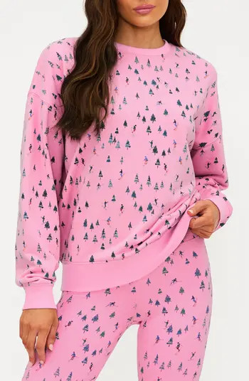 Beach Riot Devyn Print Oversized Sweatshirt | Nordstrom | Nordstrom