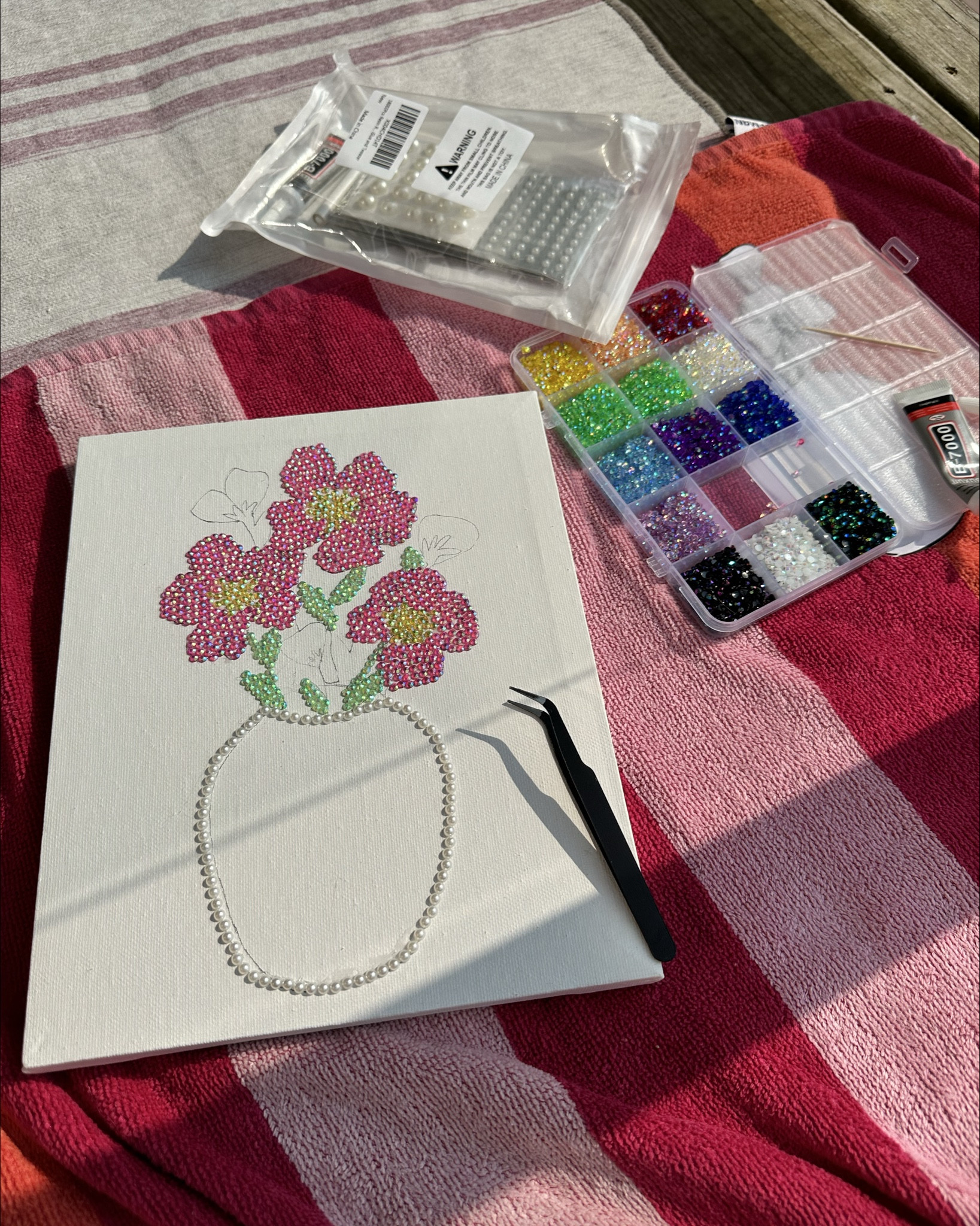 Fun & easy Summer craft idea 🌸 Rhinestone art ✨

Linking all the materials you need hear! Comes to under $10 for each canvas art!

You can make so many rhinestone art pieces with one rhinestone pack!

Summer activity ideas, craft ideas, girls night ideas, girls night crafts, summer craft ideas, gem art, easy craft

#LTKSummerEdit #LTKSeasonal #LTKFindsUnder50