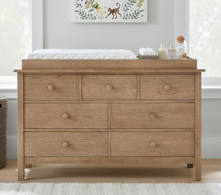 Kendall 7-Drawer Dresser & Topper Set (55w x 19d") | Pottery Barn Kids