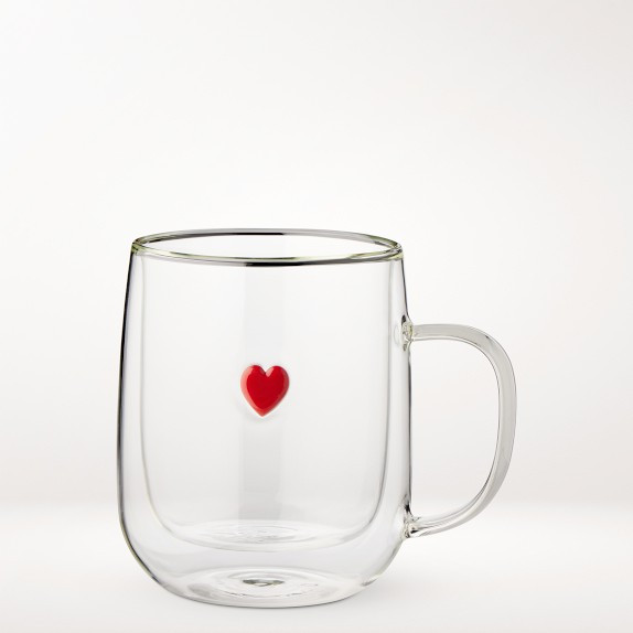 Heart Double-Wall Mugs | Williams-Sonoma