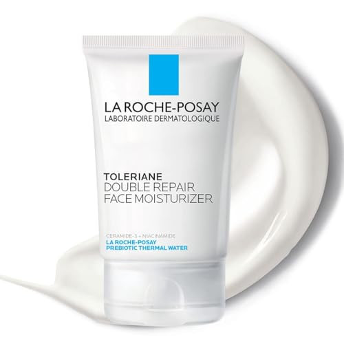 La Roche-Posay Toleriane Double Repair Face Moisturizer, Daily Moisturizer Face Cream with Ceramide and Niacinamide for All Skin Types, Oil Free, Fragrance Free | Amazon (US)
