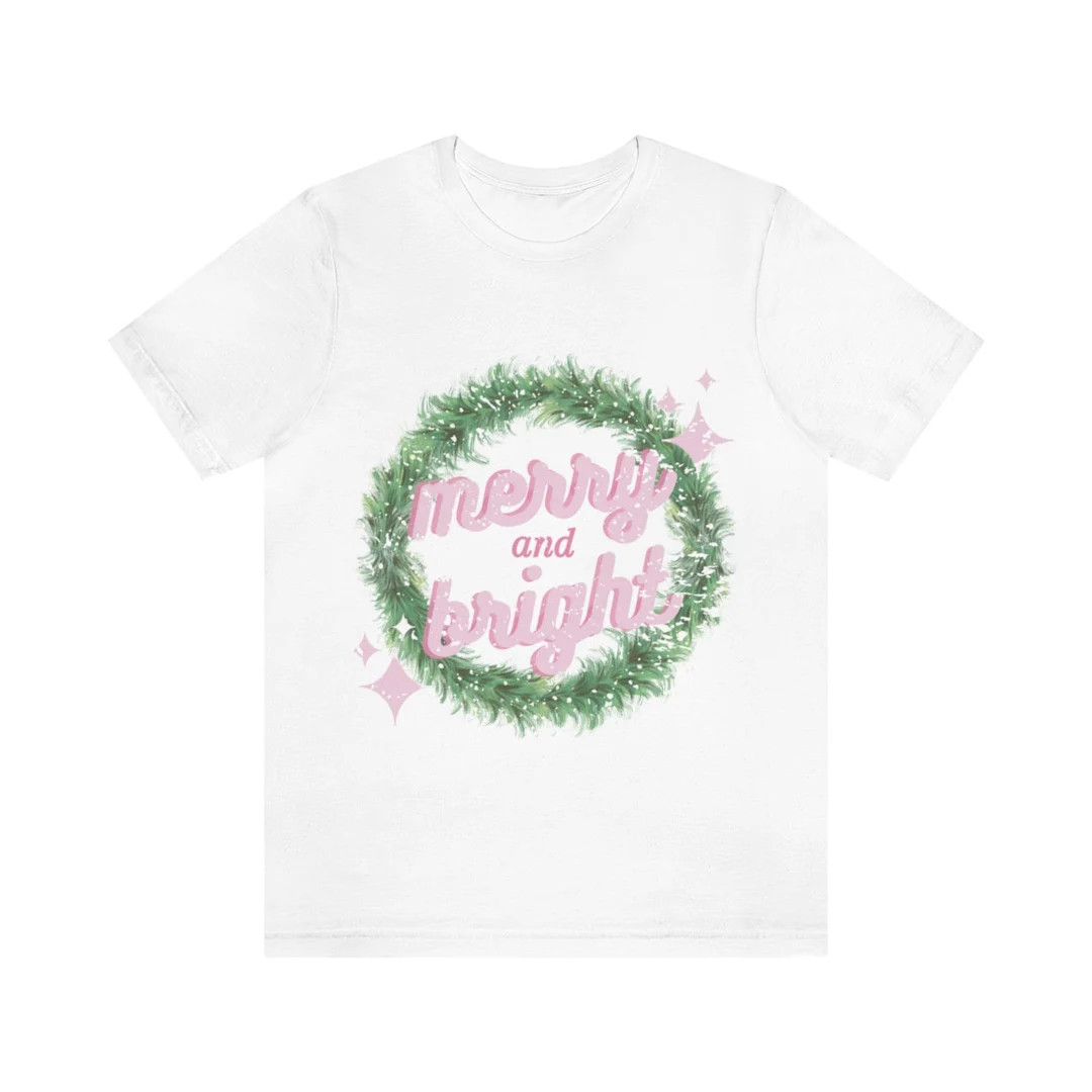 Merry and Bright Graphic boho oversized t-shirt | Etsy (US)