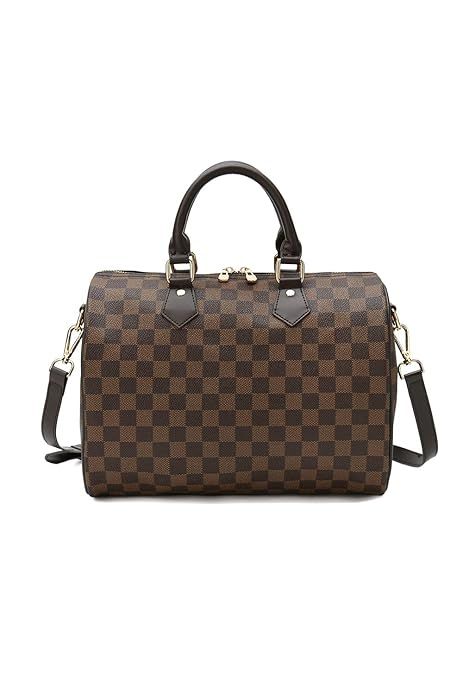 RICHPORTS Leather Top Handle Handbags Satchel Shoulder Bag Tote Purse Hobo Messenger Travel Bags ... | Amazon (US)
