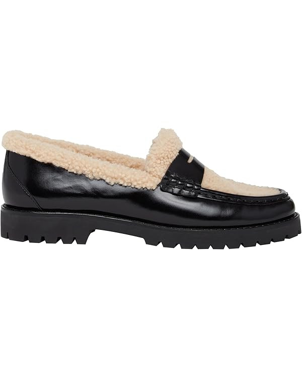 PAIGE Women's Ellis Shearling Flat Loafer | Amazon (US)