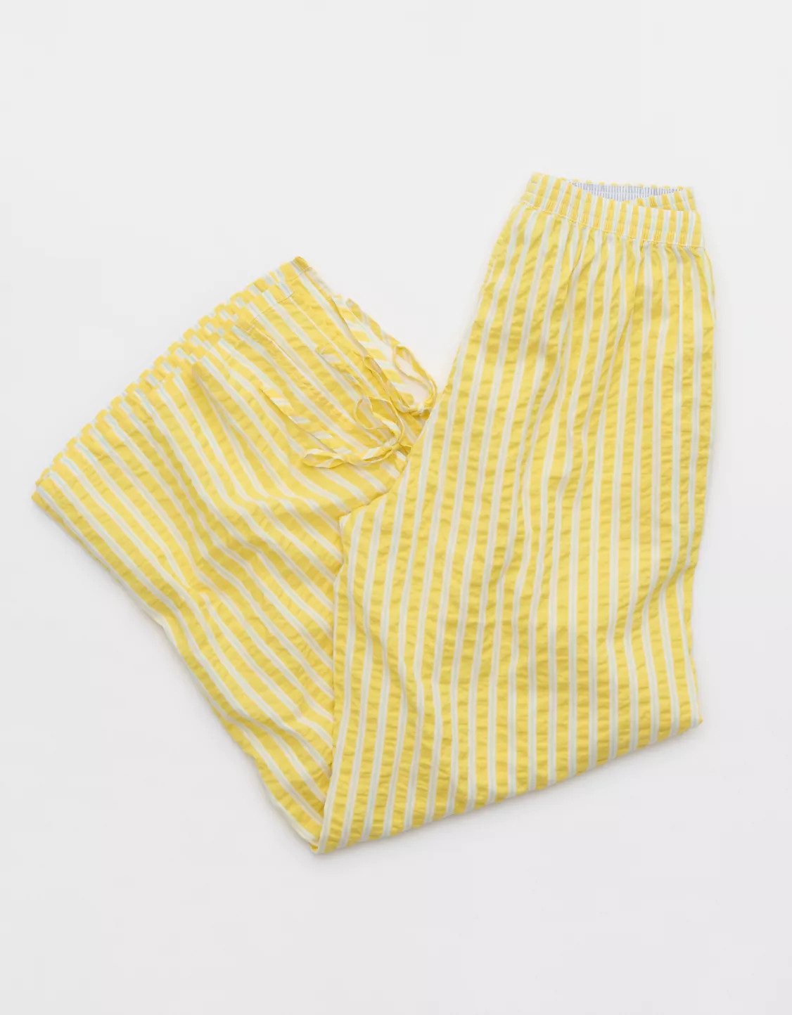 Aerie Off-Duty Seersucker Side Tie Trouser PJ | Aerie
