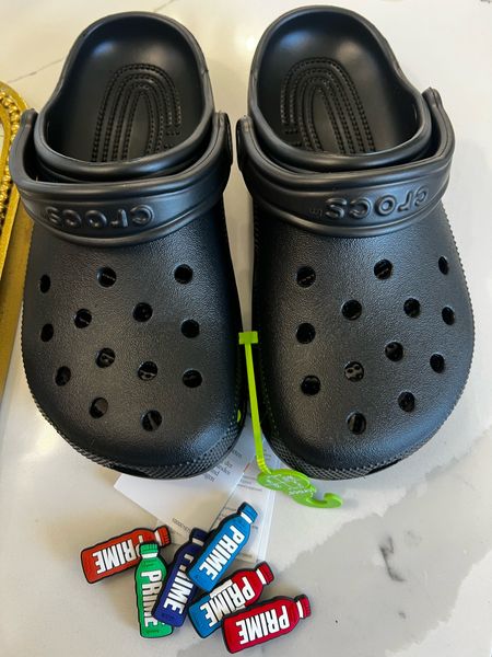 Great older boy gift idea. Crocs with prime drink croc charms 

#LTKHoliday #LTKGiftGuide #LTKsalealert