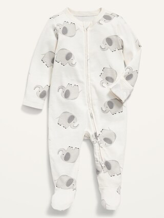 Unisex Printed Footed Sleep & Play One-Piece for Baby | Old Navy (US)