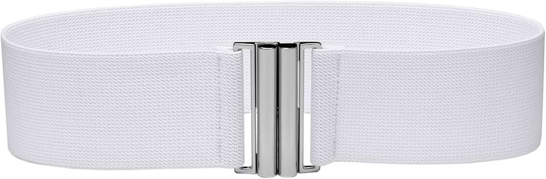 Syuer Womens Wide Elastic Waist Belt Cinch Belt Trimmer Stretch Waistband | Amazon (US)