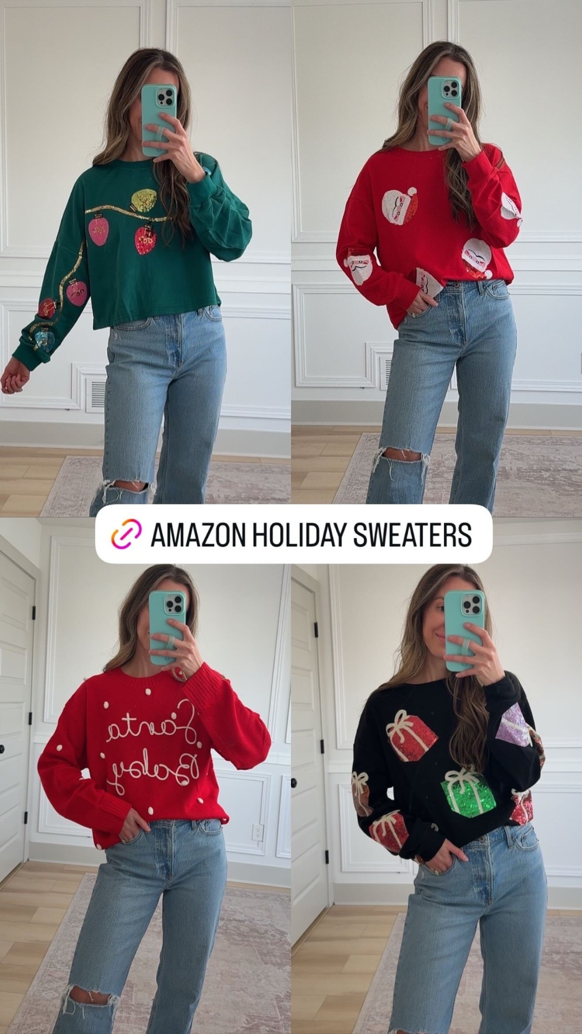 Amazon holiday sweaters

#LTKSaleAlert #LTKFindsUnder100 #LTKStyleTip