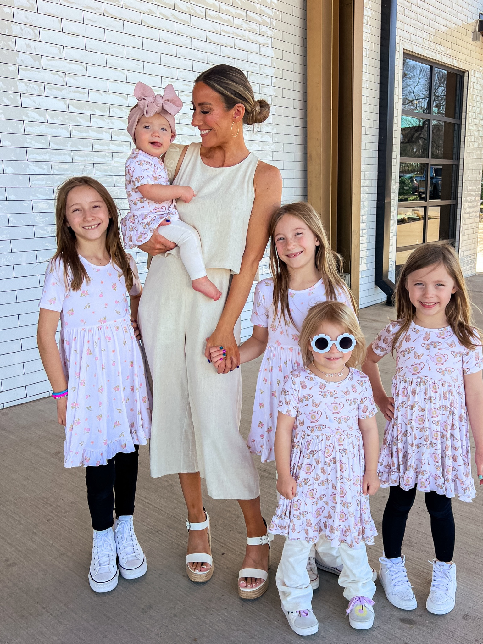 SARAHLIT to save on My jumper! Had a linen (but not scratchy) feel. Elastic waste. Wearing med! Linked similar sandals (mine are sold out)