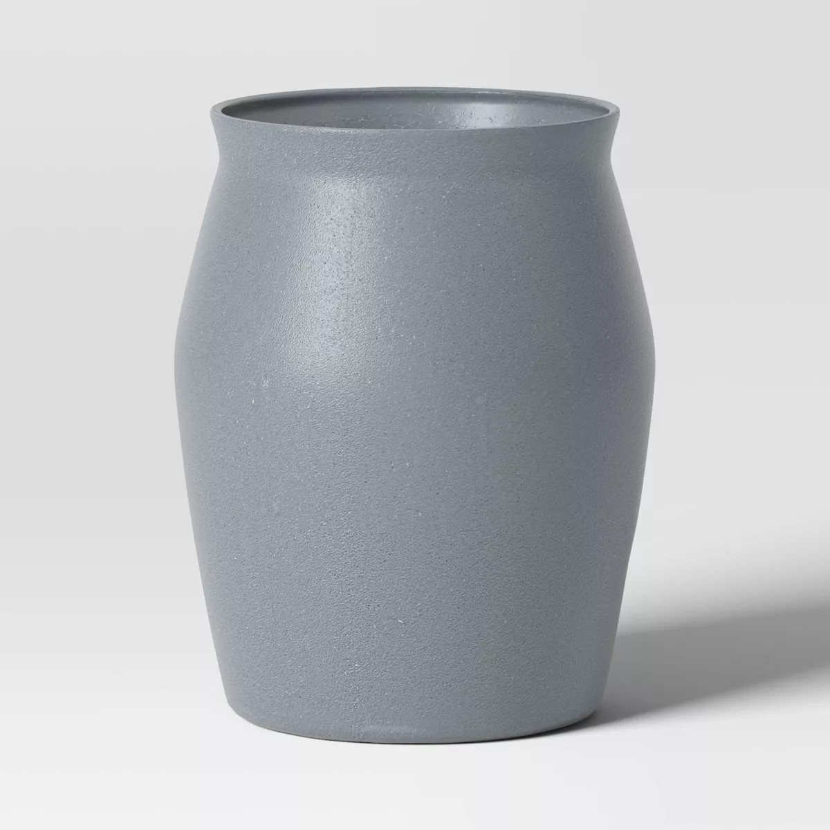 Speckled Composite Indoor Outdoor Planter Pot 16"x16"x20" Charcoal Gray - Threshold™ | Target