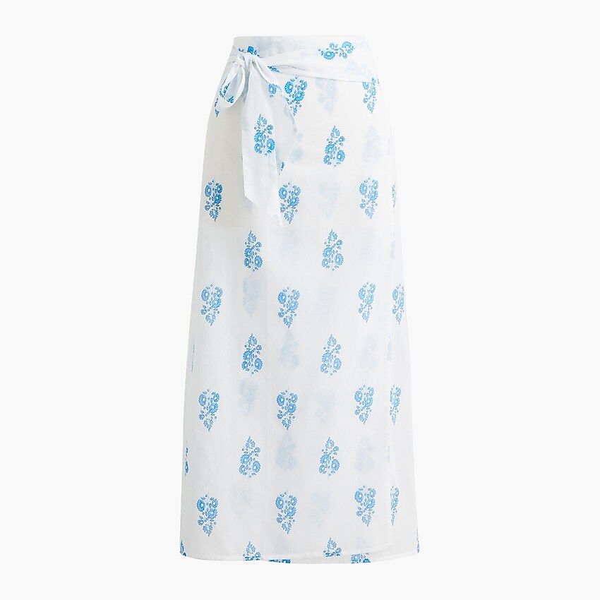 Printed midlength sarong cover-upItem BI264 
 
 
 
 
 There are no reviews for this product.Be th... | J.Crew Factory