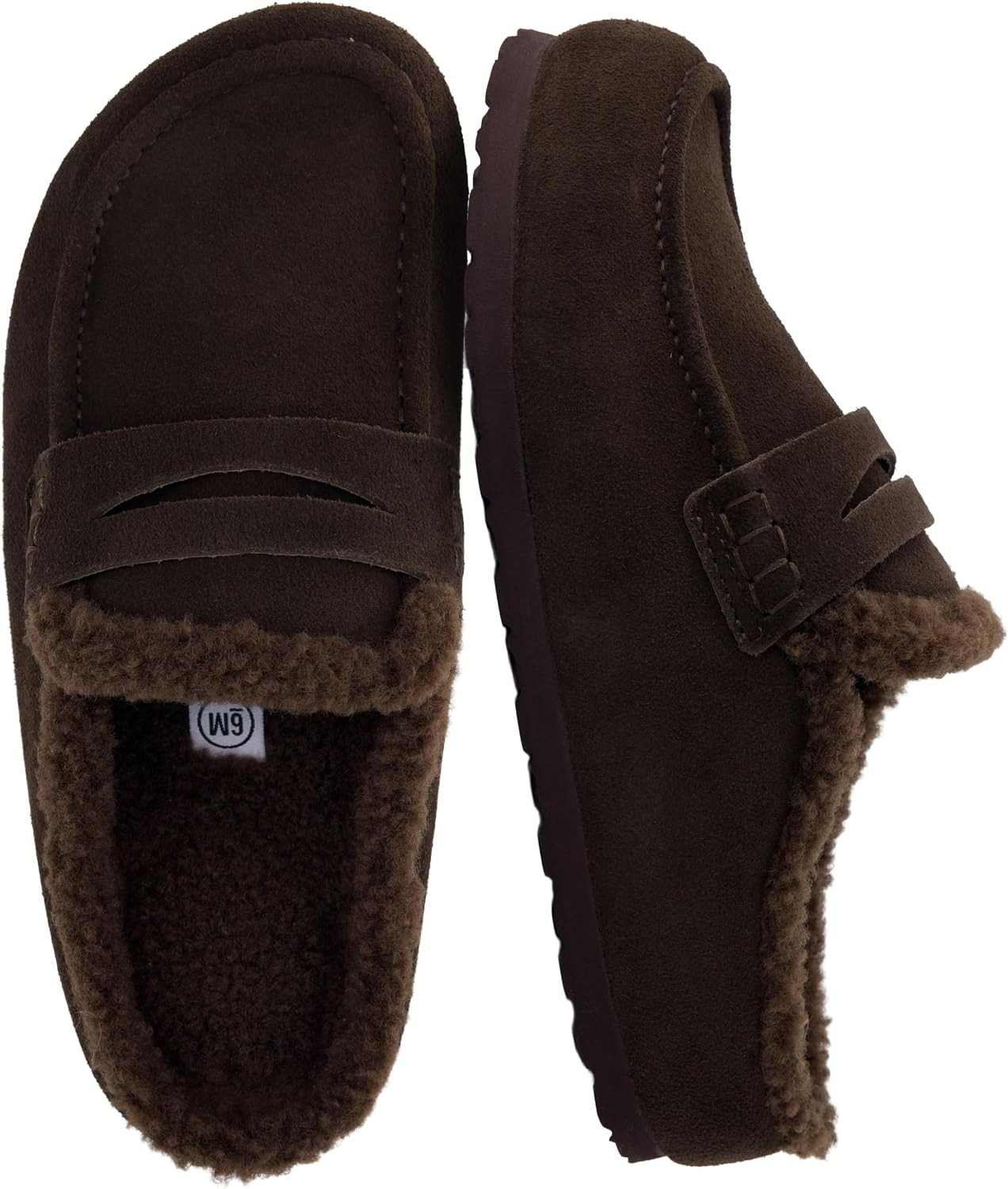 CUSHIONAIRE Casey Genuine Suede Cozy Slippers for Women with Penny Loafer | Amazon (US)