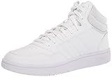 adidas Women's Hoops 3.0 Mid Basketball Shoe, White/White/Dash Grey, 7.5 | Amazon (US)