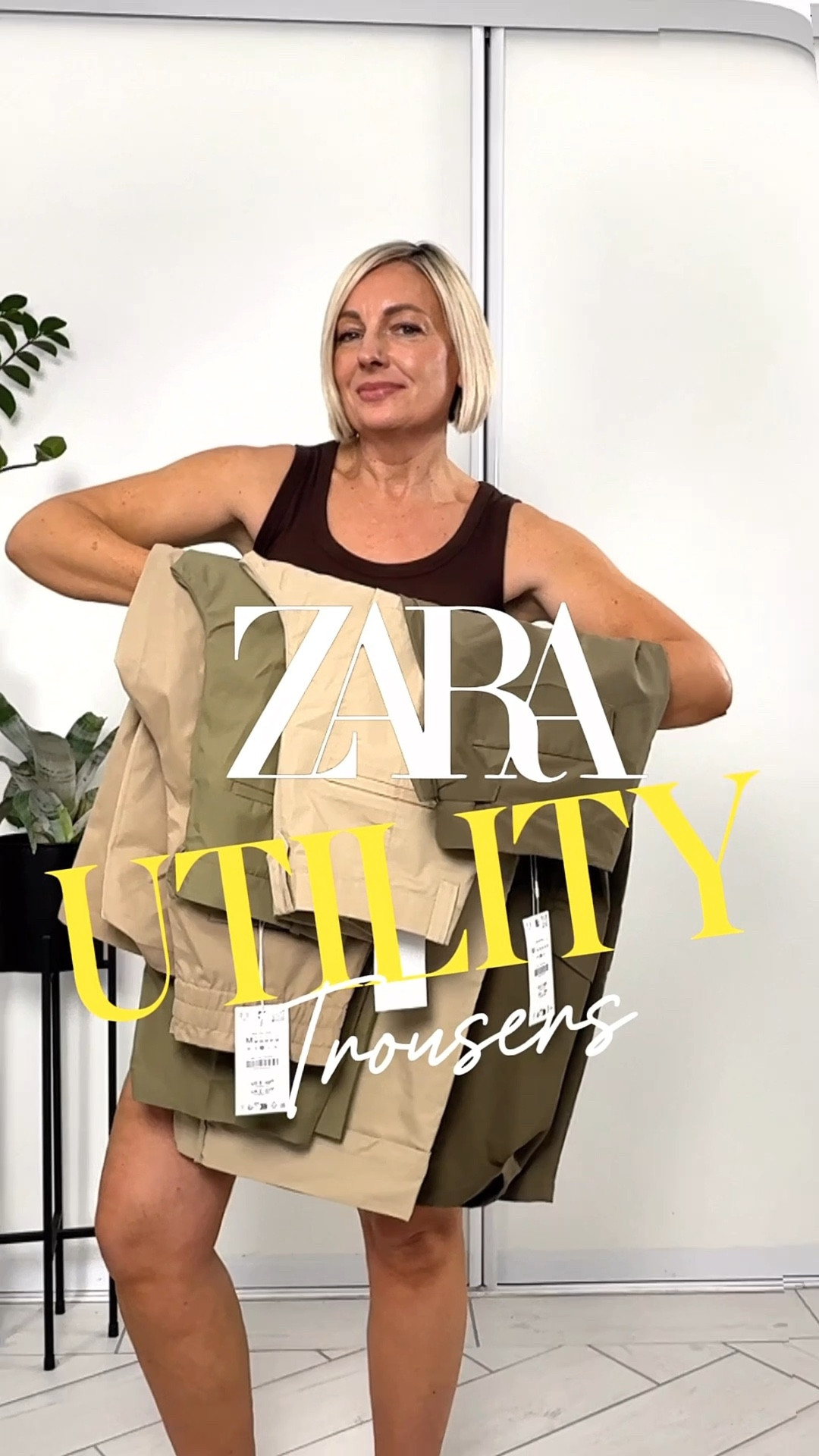 Zara Utility Trousers / Cargo Trousers
I tried size Medium in all styles

#LTKstyletip #LTKover50style #LTKuk