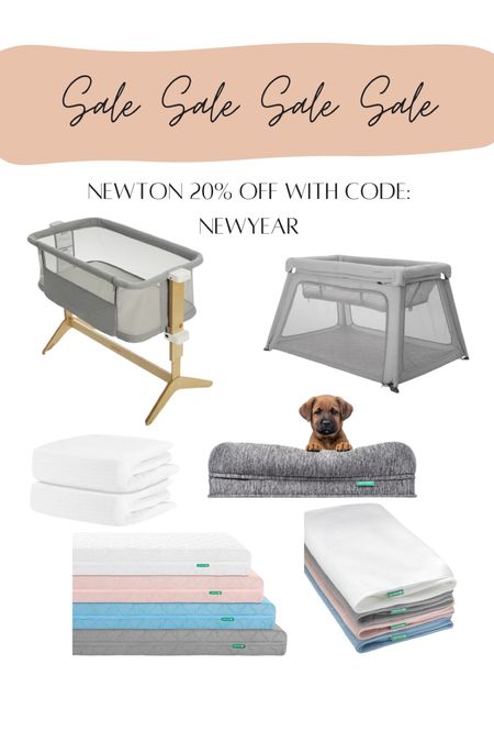 Newton Sale - 20% off with code: NEWYEAR

Newton crib mattress, newton crib sheets, newton travel crib and play yard, newton bassinet, newton pet bed

#LTKbaby #LTKfamily #LTKsalealert