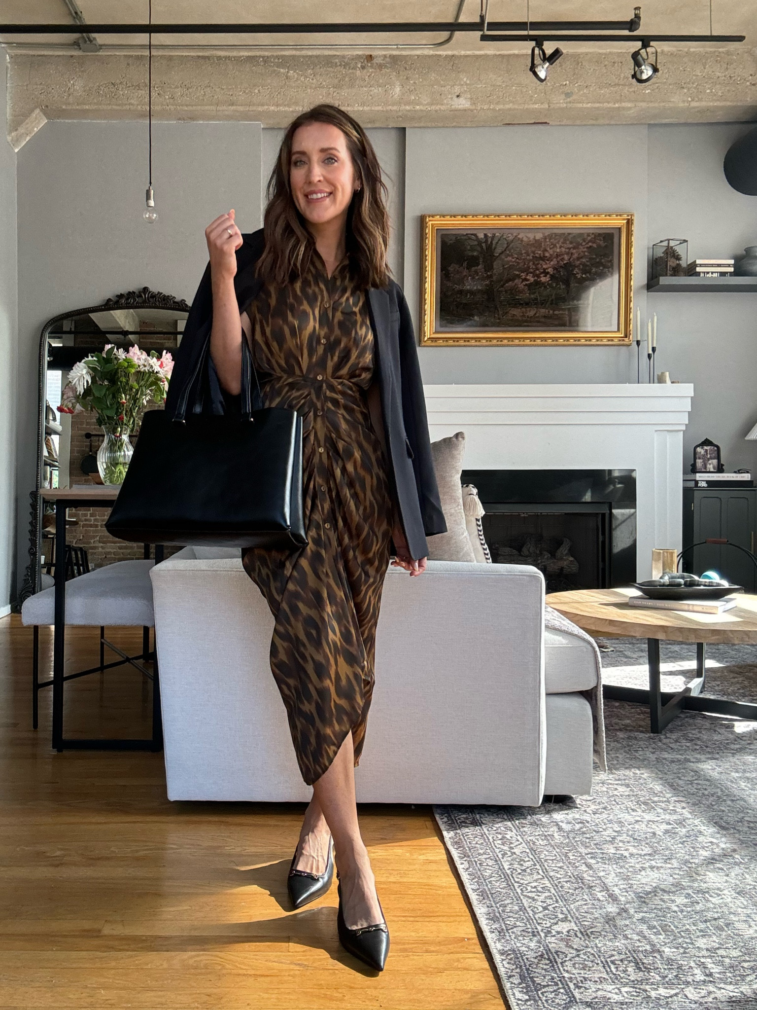 Fall workwear capsule wardrobe featuring trending leopard! I sized up in the blazer 

#LTKFallSale #LTKSeasonal #LTKWorkwear