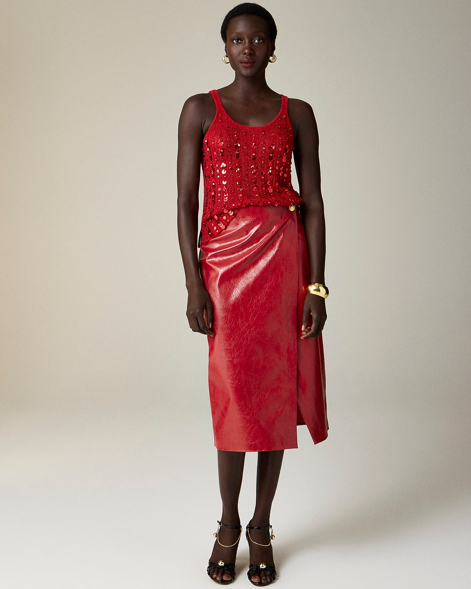 Collection embellished pointelle sweater-tank | J. Crew US