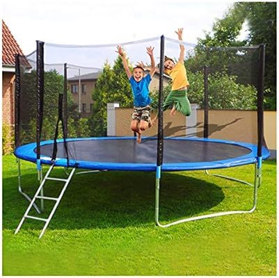 WAFamily 12 ft Trampoline Round Jumping Table with Safety Enclosure Net Sping Pad Combo Bounding ... | Amazon (US)