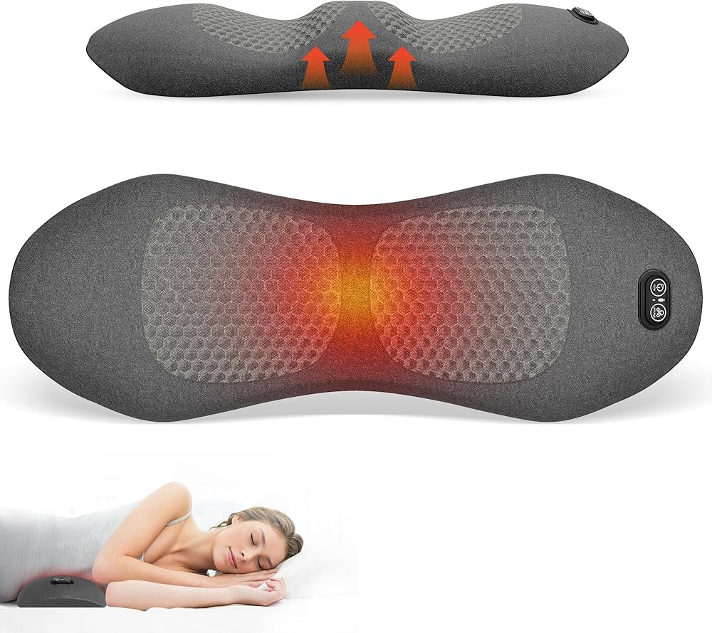Smooth Spine Triple Fusion Back Massager with Heat, Lower Back Massager Vibration & Traction -Mem... | Amazon (US)