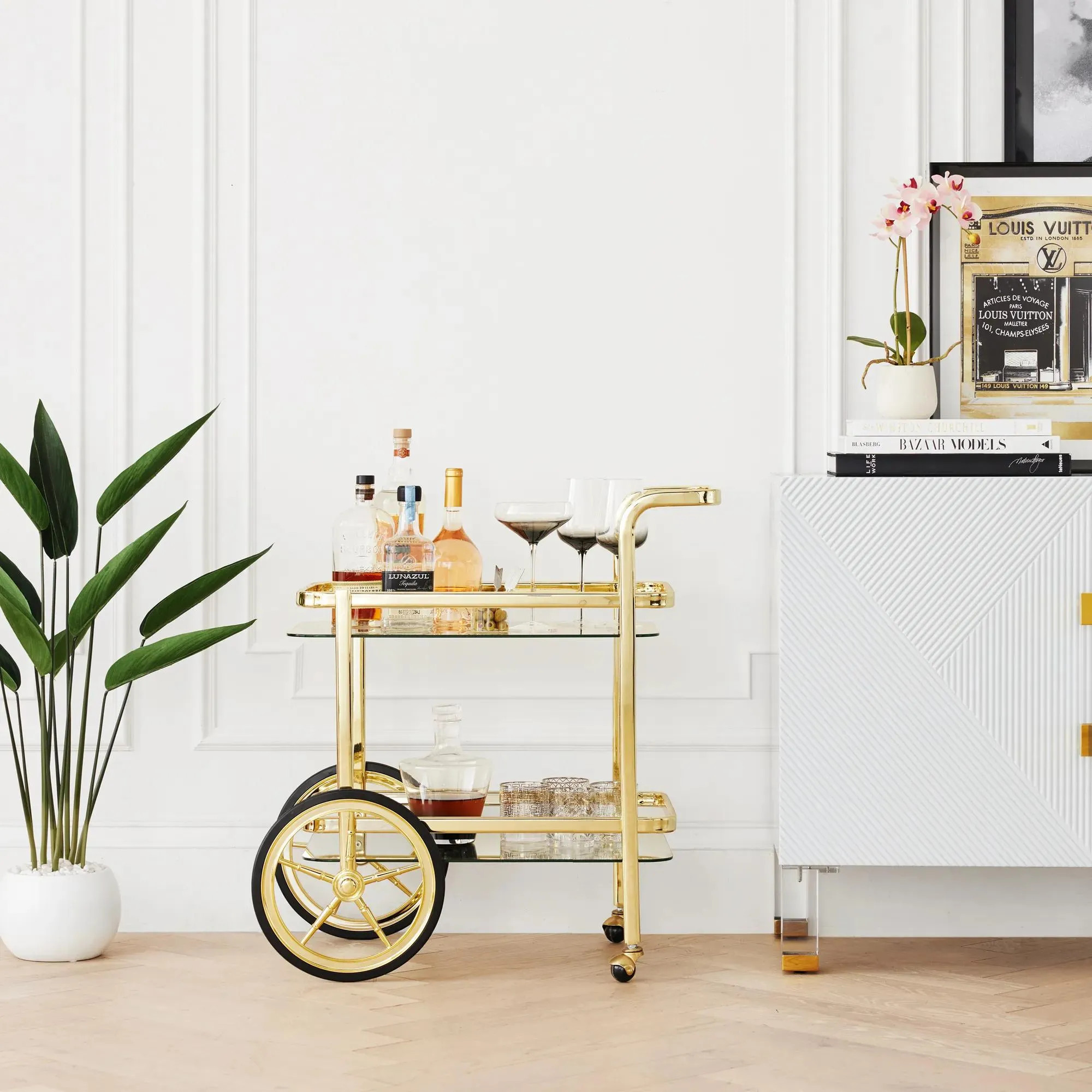 Trolley Bar Cart | Z Gallerie