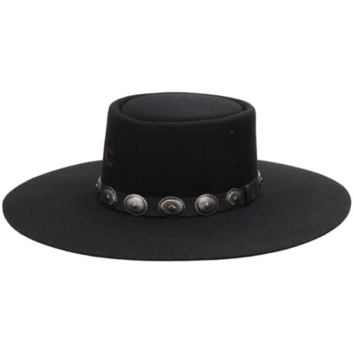 Charlie 1 Horse Women's High Desert Wool Felt Western Hat Black Small | Amazon (US)